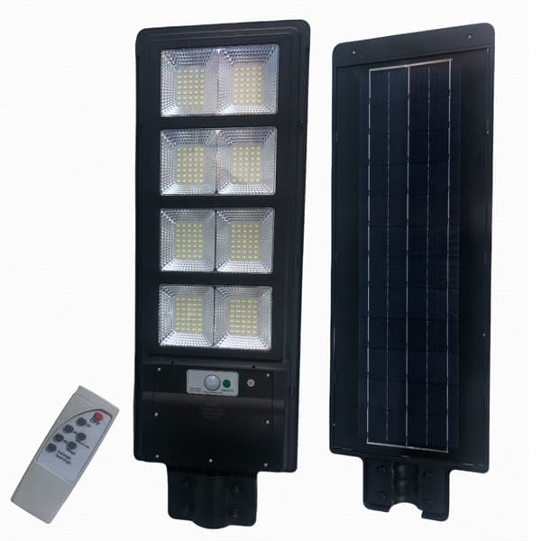Foco Solar Led 180w Sensor Y Control Brazo Metal