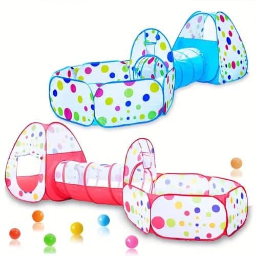 Pelotero Carpa Infantil Túnel Corral Para Niños